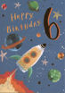 Picture of 6 BIRTHDAY CARD ROCKET